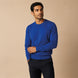 Maglione girocollo da uomo in 100% Lana Merino Superfine – Finezza 18