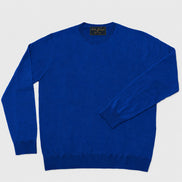 Maglione girocollo da uomo in 100% Lana Merino Superfine – Finezza 18