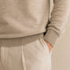 Maglione girocollo da uomo in lino biologico – Finezza 12