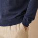 Maglione girocollo da uomo in lino biologico – Finezza 12