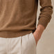 Maglione girocollo da uomo in lino biologico – Finezza 12