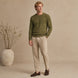 Maglione girocollo da uomo in lino biologico – Finezza 12