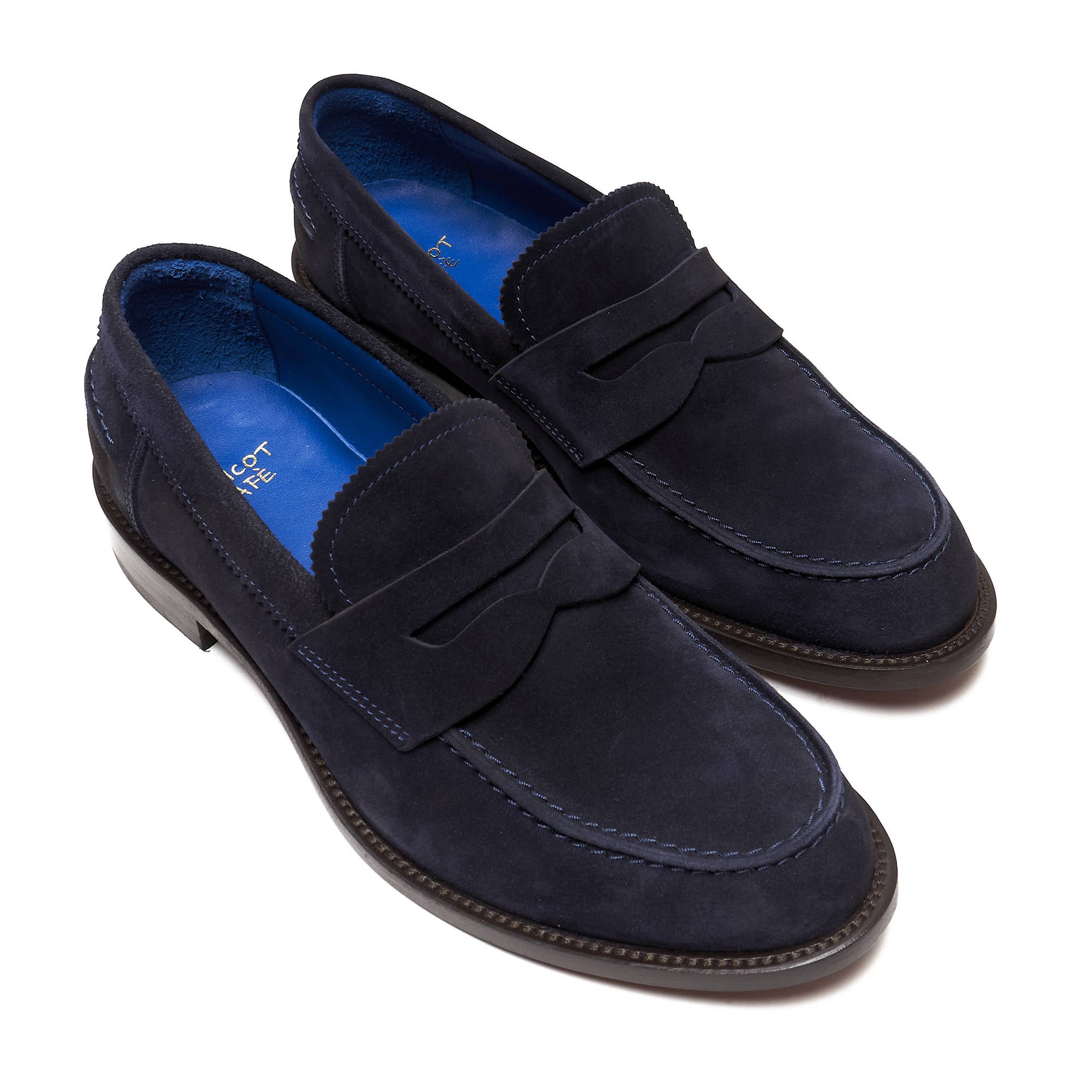 Scarpe Mocassino Penny Loafer da uomo scamosciate