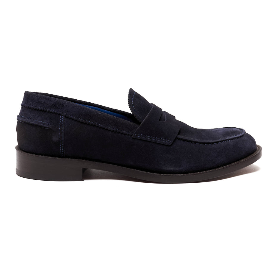 Scarpe Mocassino Penny Loafer da uomo scamosciate