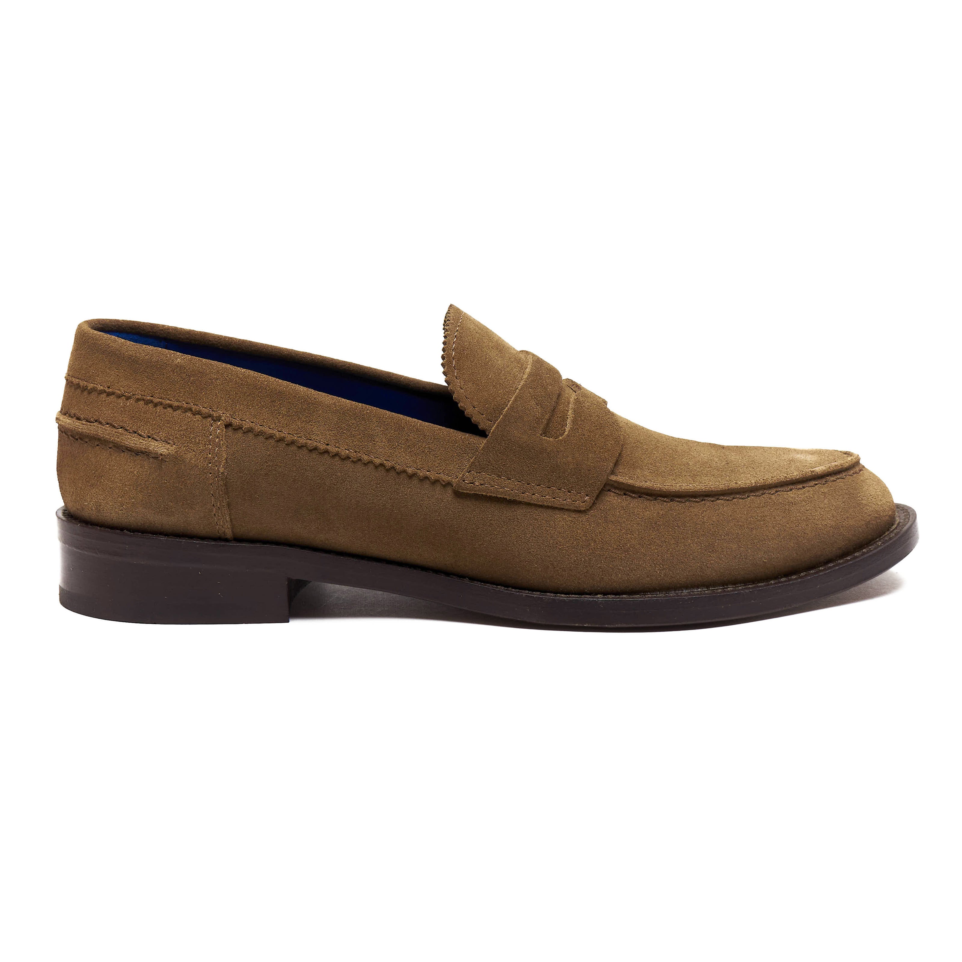 Scarpe Mocassino Penny Loafer da uomo scamosciate