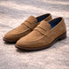 Scarpe Mocassino Penny Loafer da uomo scamosciate