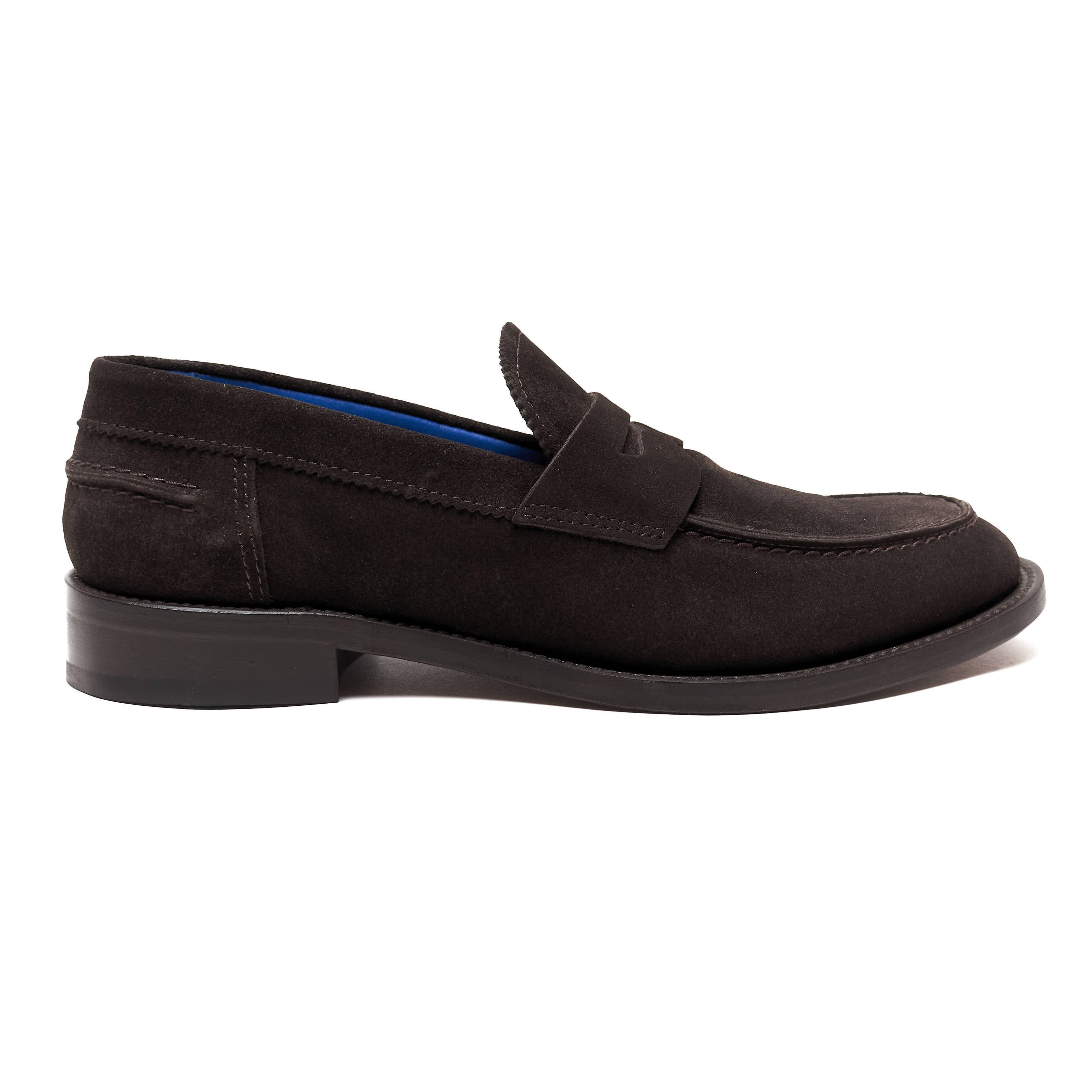 Scarpe Mocassino Penny Loafer da uomo scamosciate