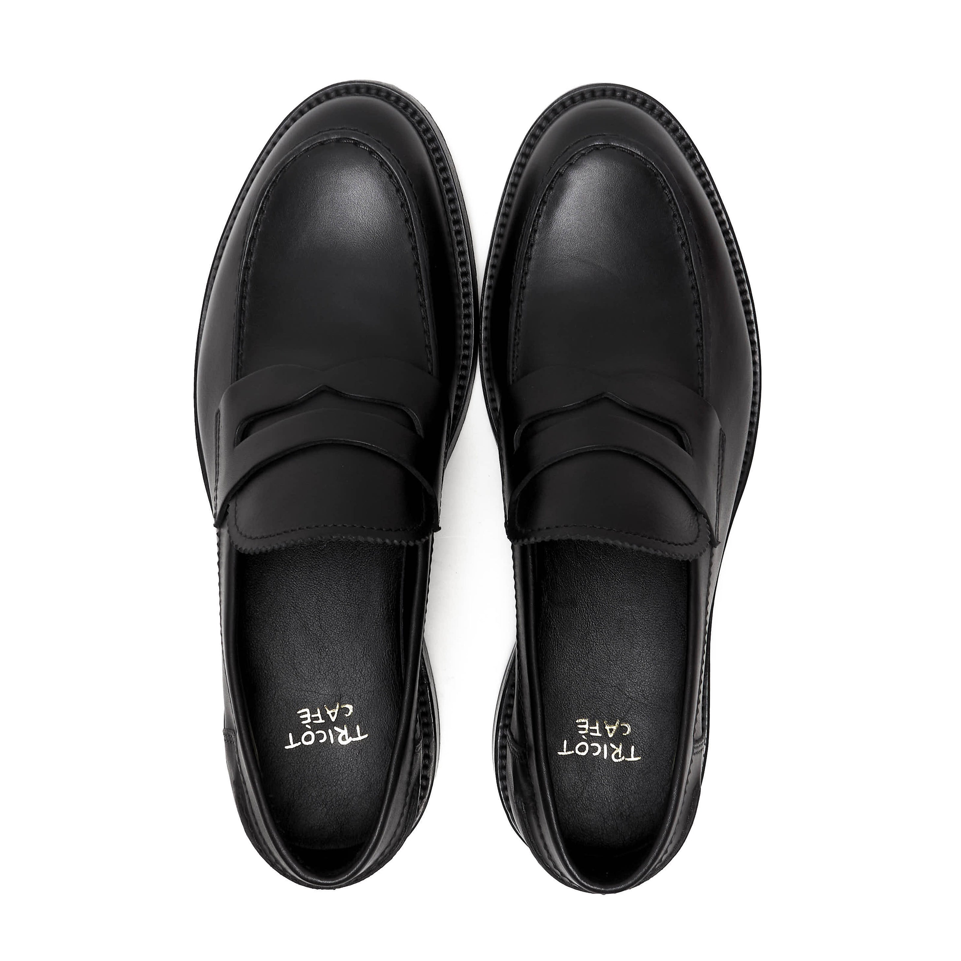 Scarpe - Mocassino penny loafer da uomo in vitello spazzolato