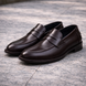 Scarpe - Mocassino penny loafer da uomo in vitello spazzolato