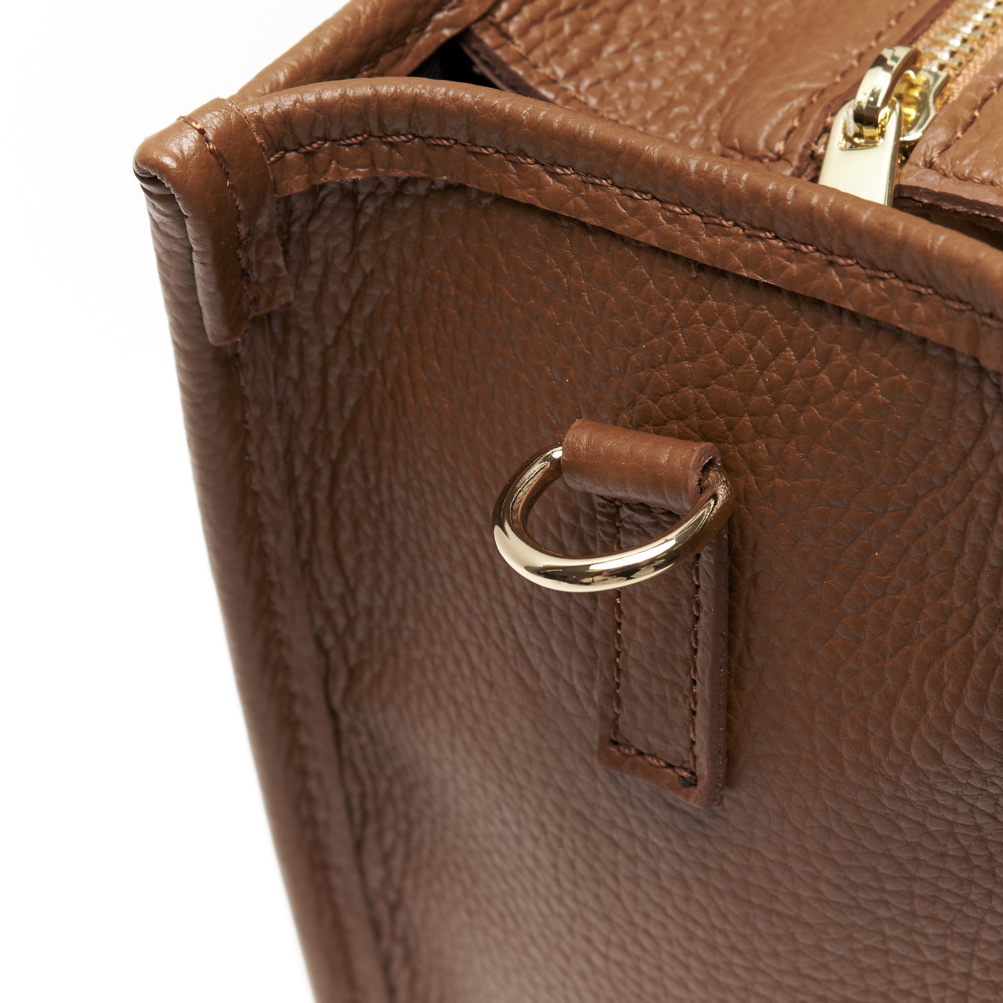 Borsa Shopper in Pregiata Pelle Pieno Fiore – Made in Italy