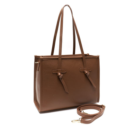 Borsa Shopper in Pregiata Pelle Pieno Fiore – Made in Italy