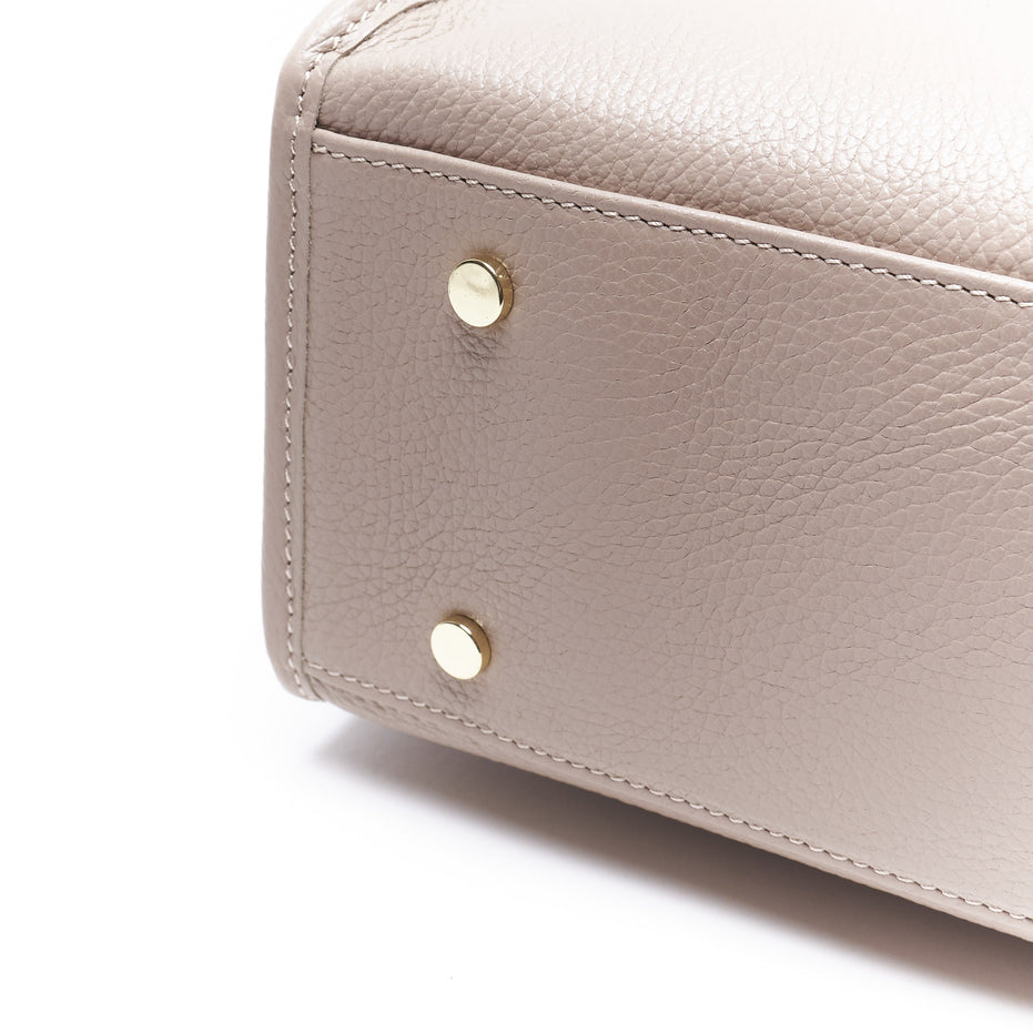 Borsa Shopper in Pregiata Pelle Pieno Fiore – Made in Italy