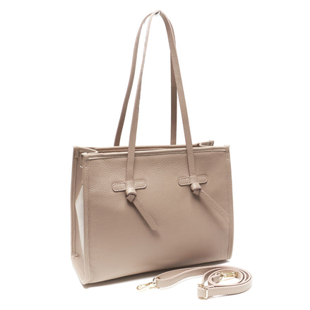 Borsa Shopper in Pregiata Pelle Pieno Fiore – Made in Italy