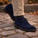 Scarpa Uomo Polacchino con lacci scamosciata