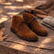 Scarpa Uomo Polacchino con lacci scamosciata