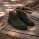 Scarpa Uomo Polacchino con lacci scamosciata