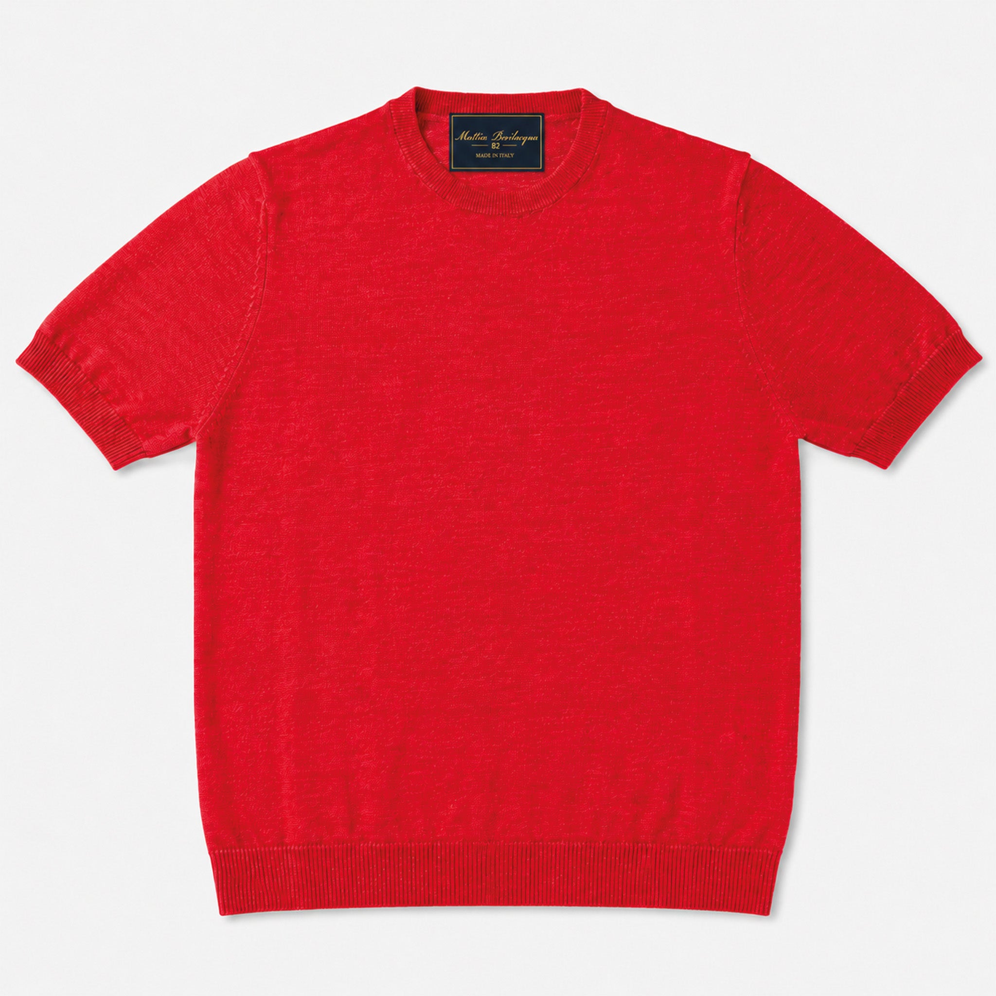 T-shirt girocollo da uomo in lino biologico – Finezza 12