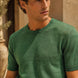 T-shirt girocollo da uomo in lino biologico – Finezza 12