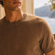 T-shirt girocollo da uomo in lino biologico – Finezza 12