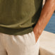 T-shirt girocollo da uomo in lino biologico – Finezza 12