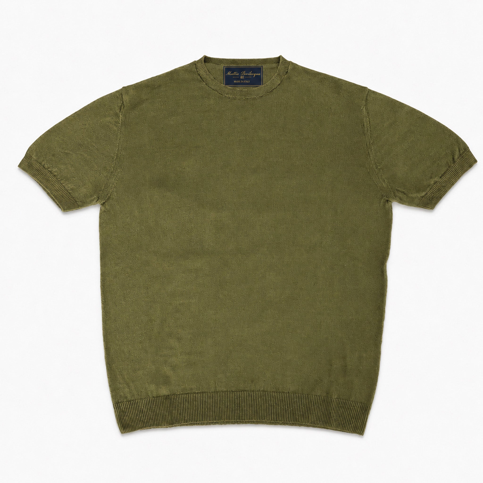 T-shirt girocollo da uomo in lino biologico – Finezza 12
